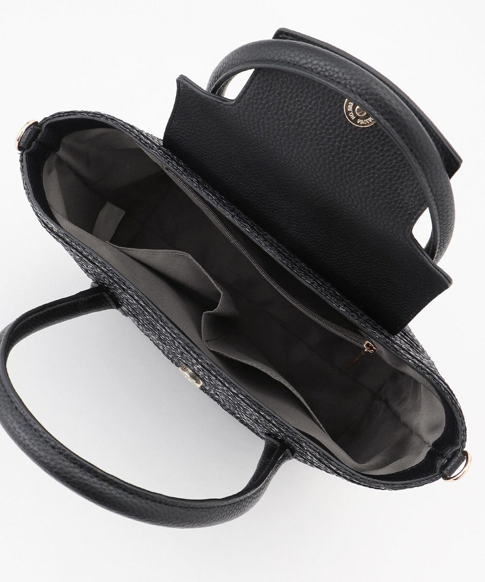 LA BAGAGERIE フラップ2WAYかごトートバッグ 