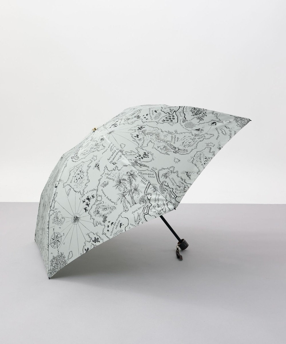 AURORA  Beaurance （ビューランス） オリジナルプリント雨傘（折り畳み・ミニ傘） ミントグリーン