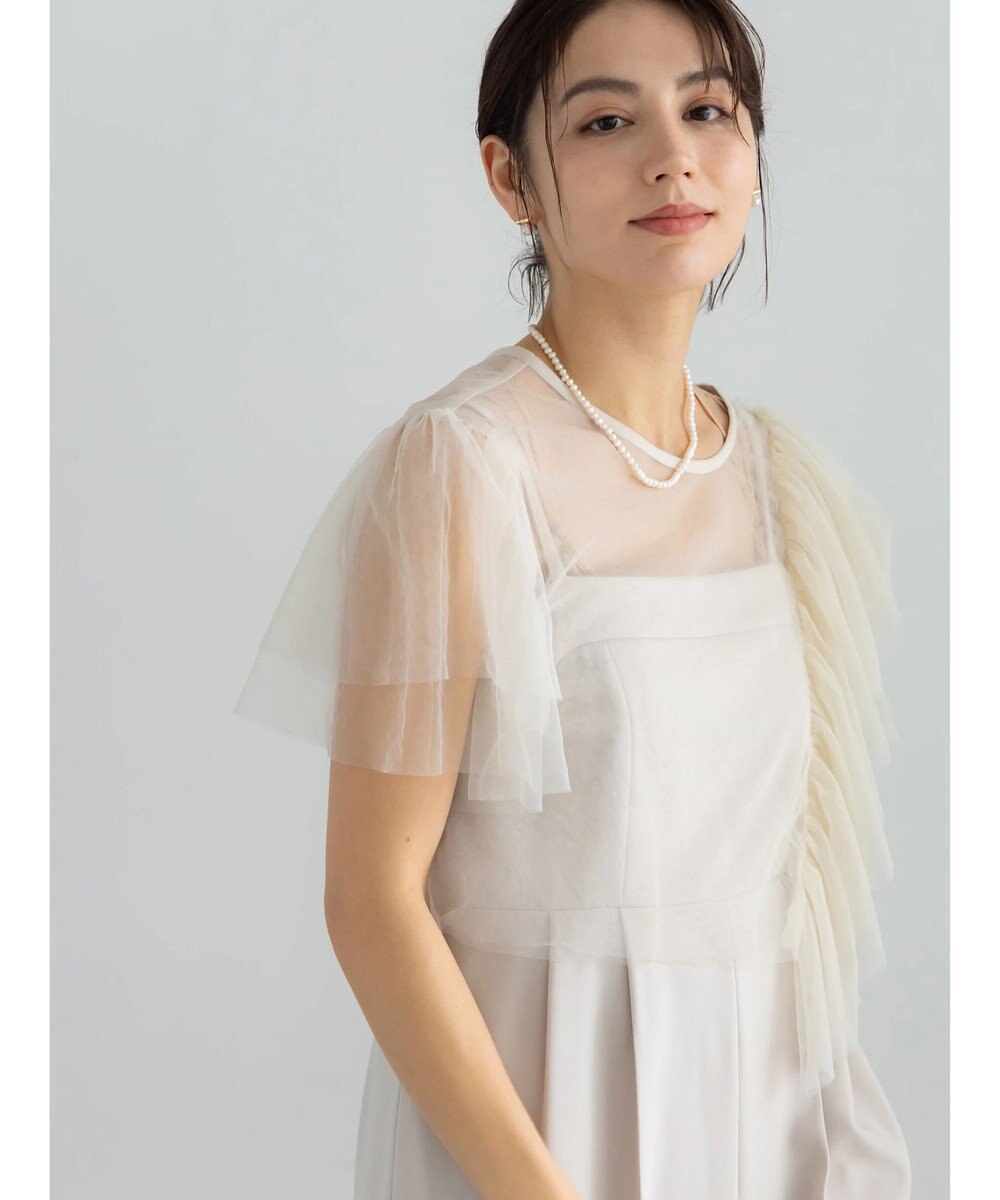 Te chichi 【セレモニーアイテム】チュールフリルレイヤードボレロ 