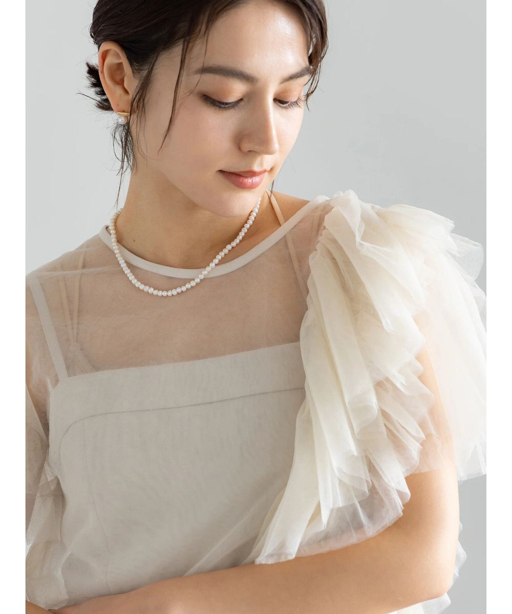 Te chichi 【セレモニーアイテム】チュールフリルレイヤードボレロ 