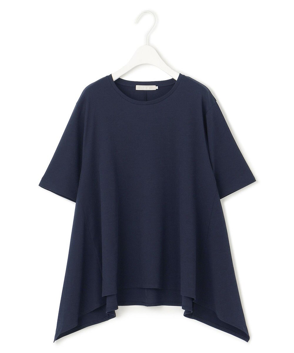 ICB L 【接触冷感・洗える】グレースジャージー デザインプルオーバー 