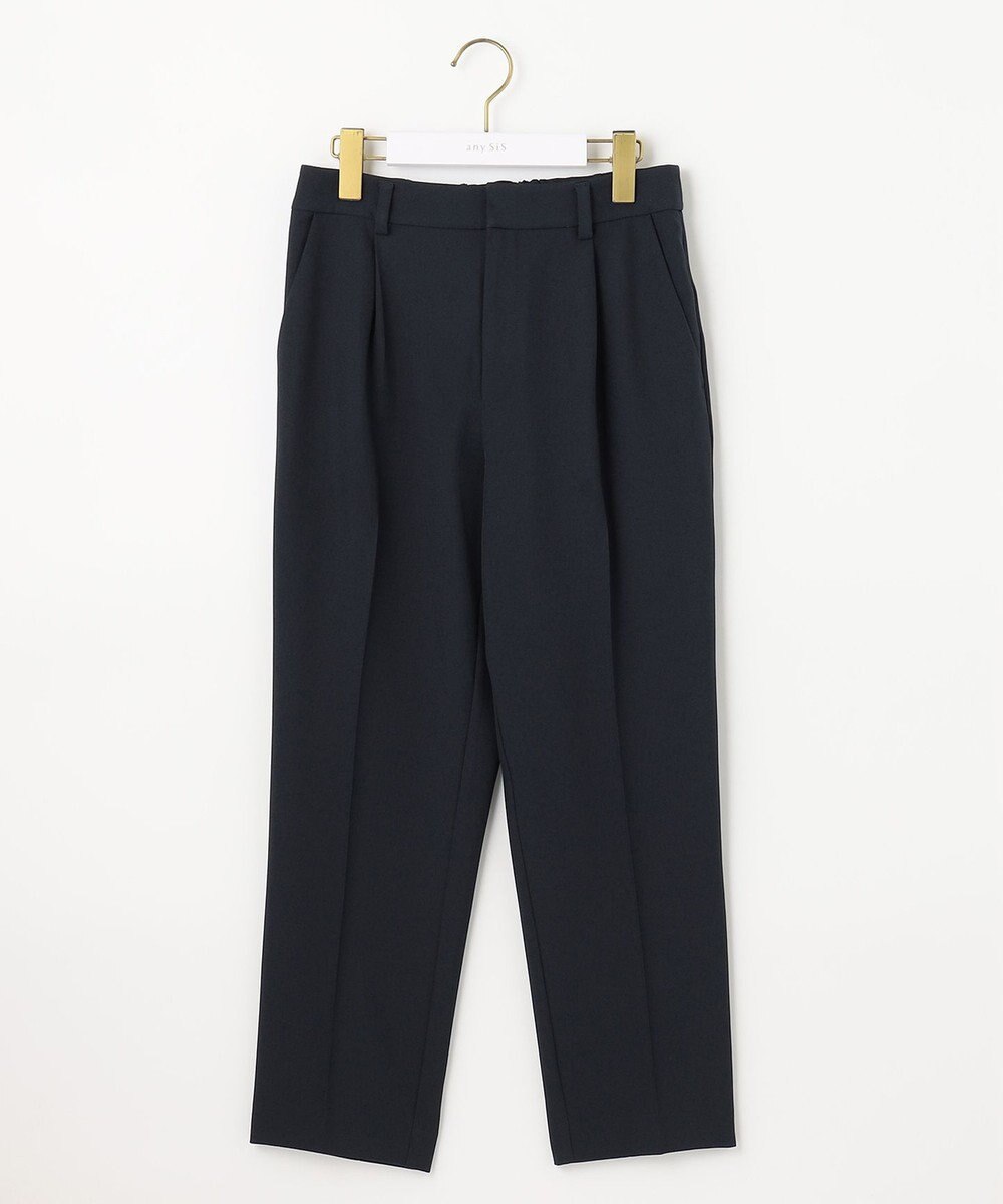 ANY SIS 【セットアップ可】リネンライクポリエステル パンツ 