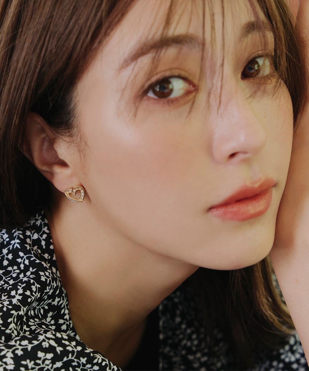 Tiaclasse 【金属アレルギー対応】ハートモチーフピアス 