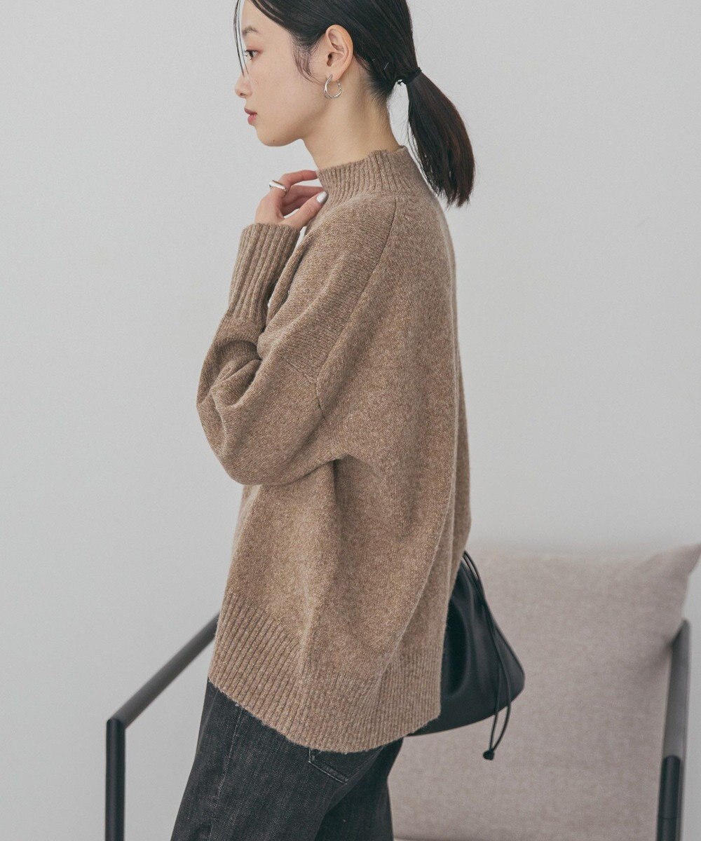 AMERICAN HOLIC モックネックコクーンニットプルオーバー 