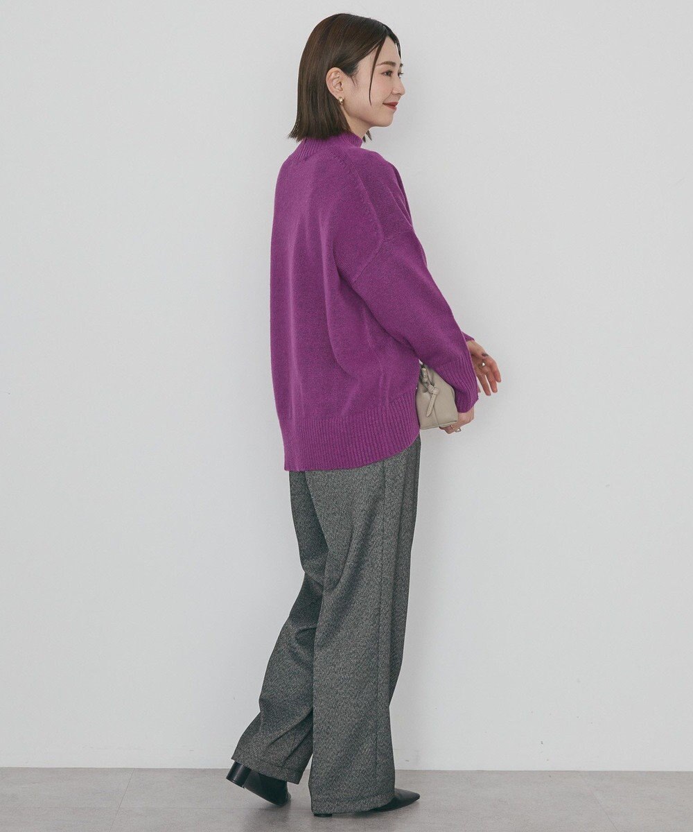 AMERICAN HOLIC モックネックコクーンニットプルオーバー 