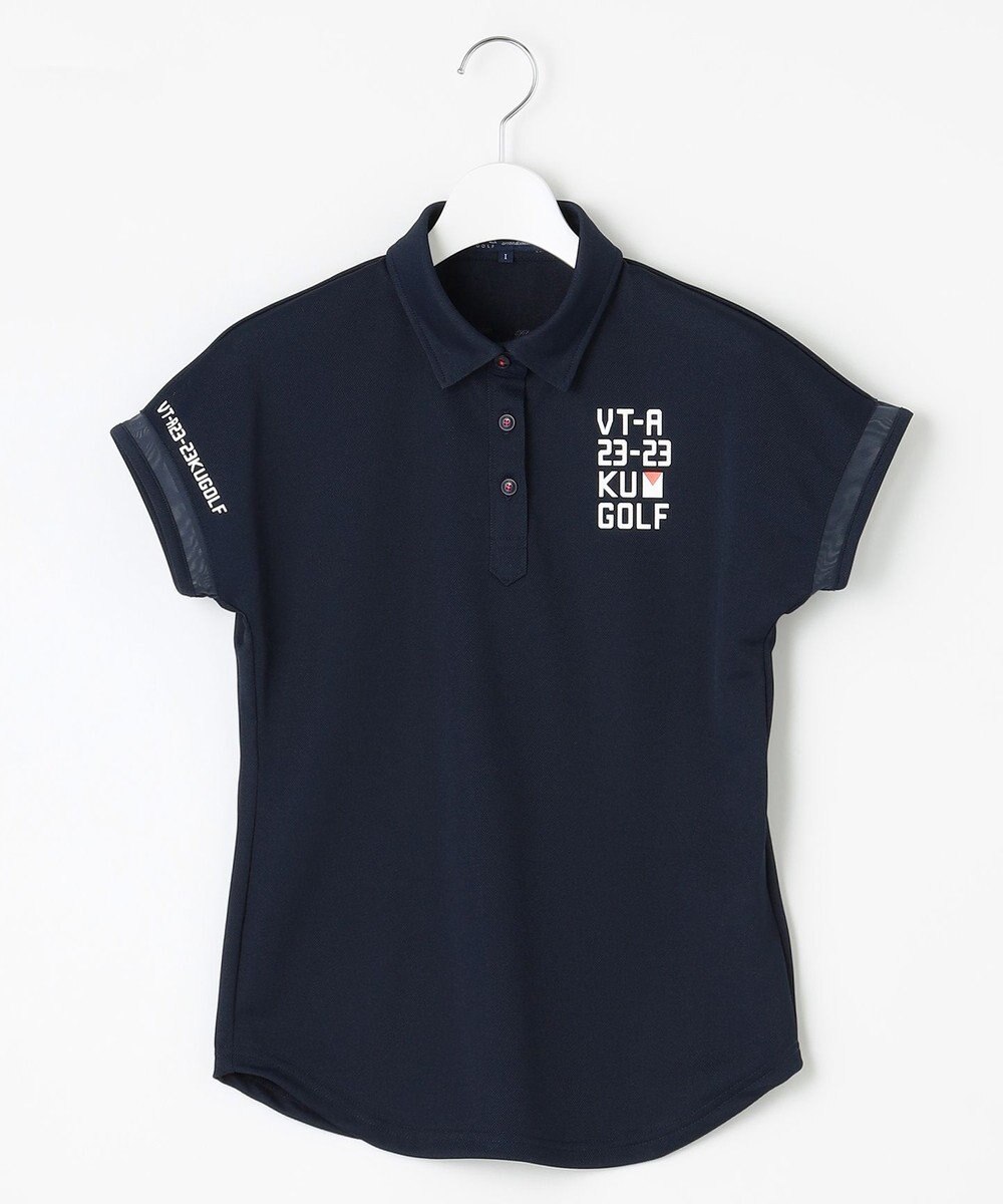 23区GOLF 【WOMEN】エイトロックカノコ カラーポロシャツ 