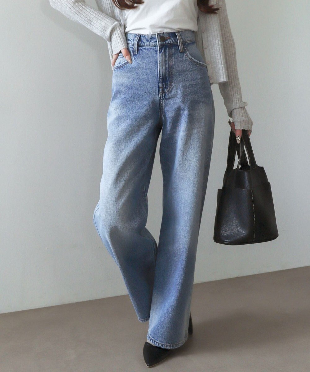 WEGO 【XS～Lサイズ展開/美脚】ストレートデニムパンツ 