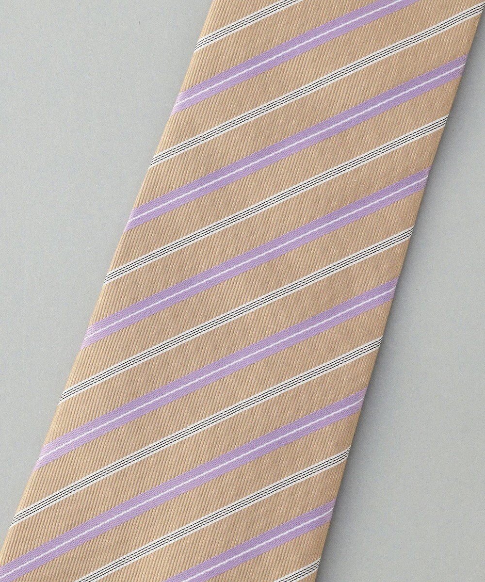 GOTAIRIKU GOTAIRIKU別注【日本製】シルク ネクタイ_ストライプ柄 