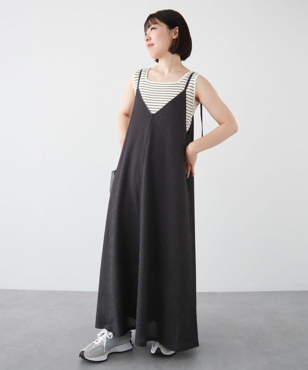 Green Parks BEST PRICE 表面感カットキャミワンピース 