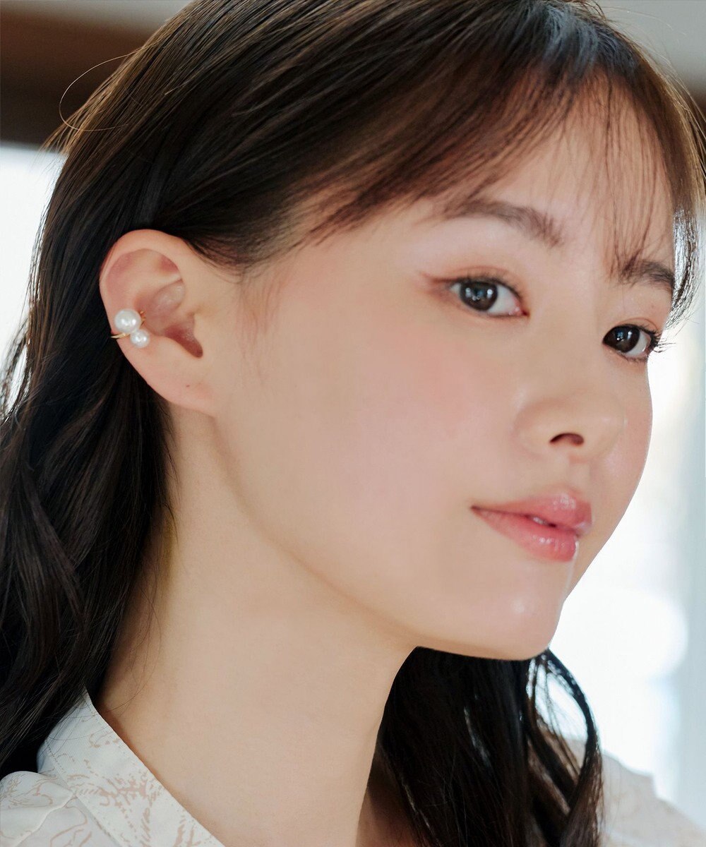 Tiaclasse 【選べる2種類】パールイヤーカフ 