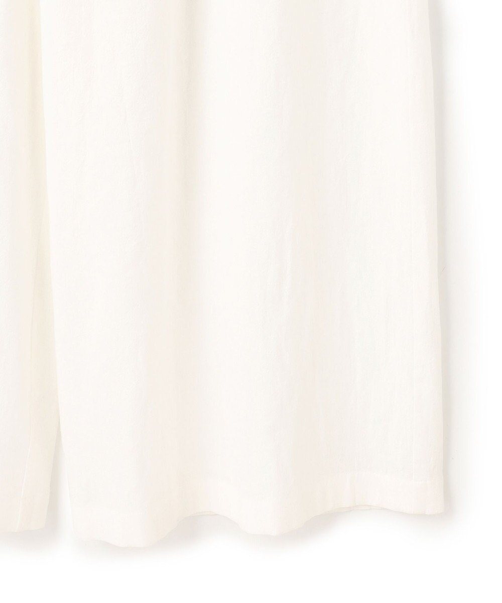 uncrave コットンリネンボイル ワイドパンツ 