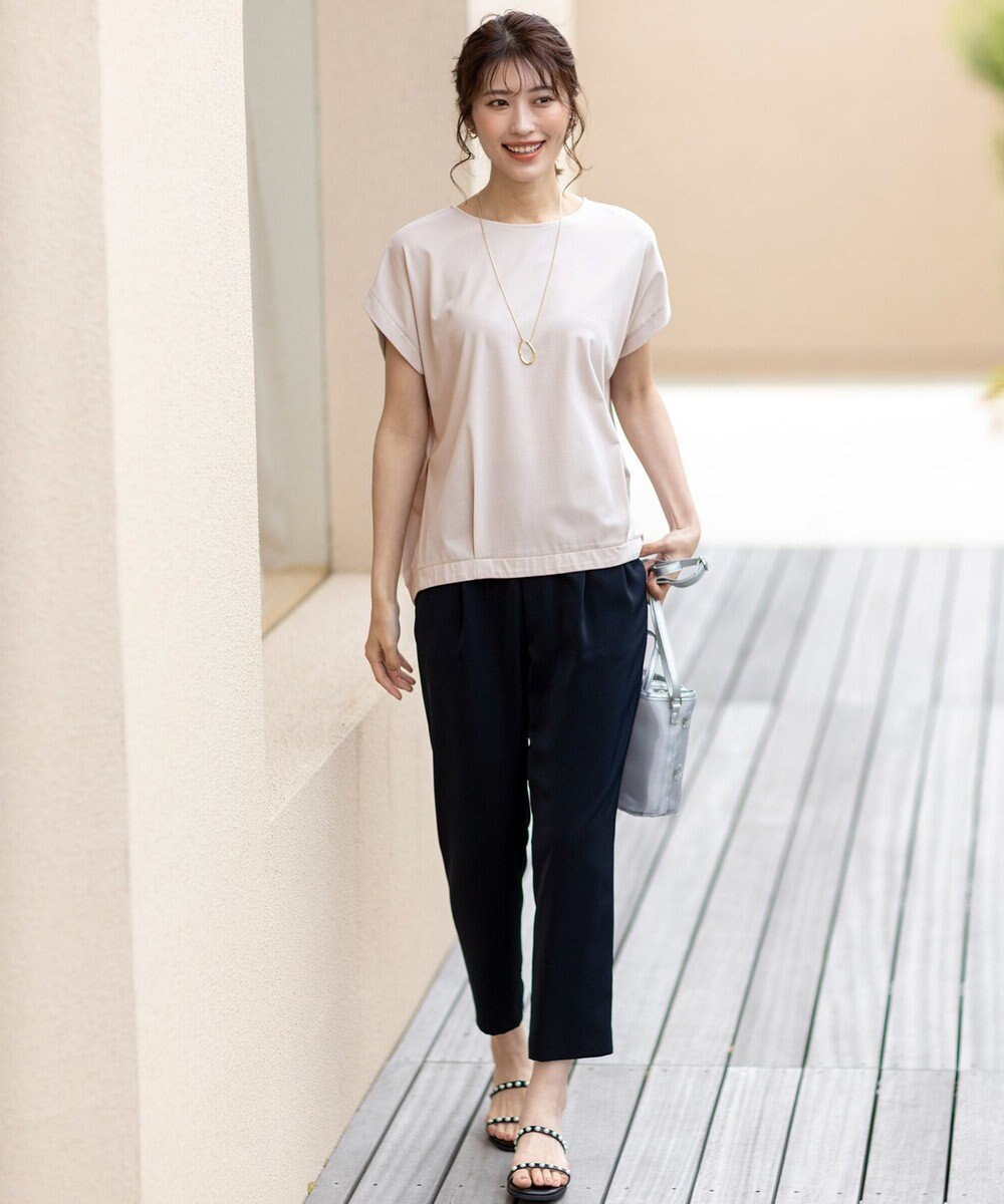 ANY SIS L 【接触冷感・吸水速乾・UVカット】サラキレイ テーパードパンツ 