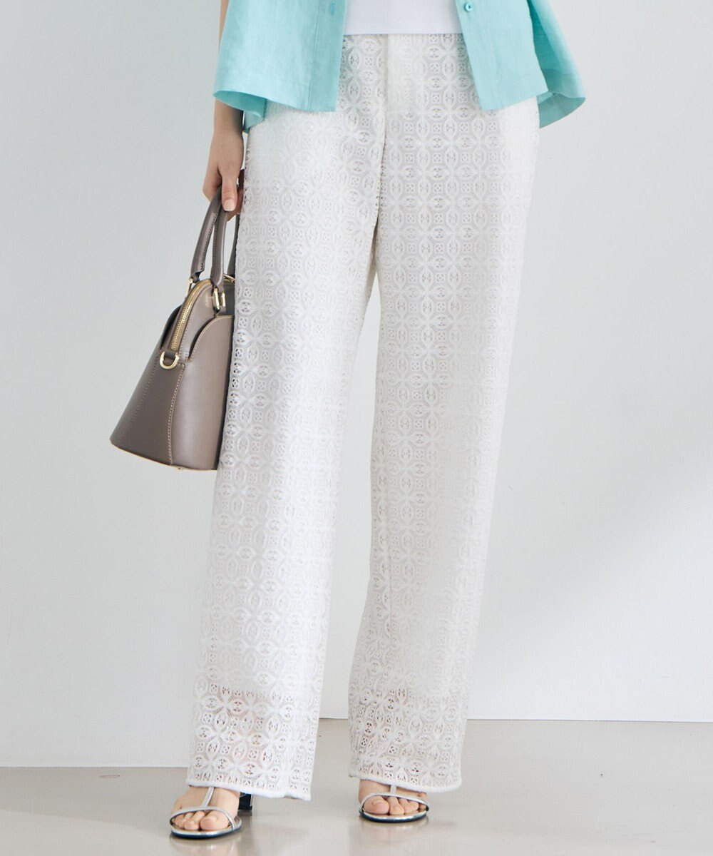 自由区 【カタログ掲載】ジオメトリックレース パンツ 