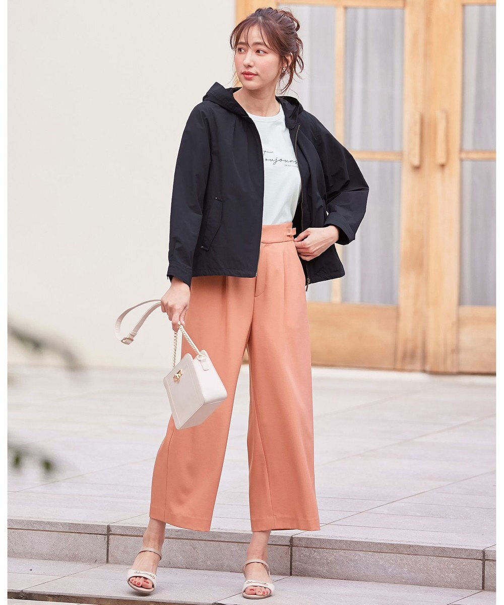 ANY SIS 【美人百花6月号掲載】フレンチスリーブロゴ Tシャツ 