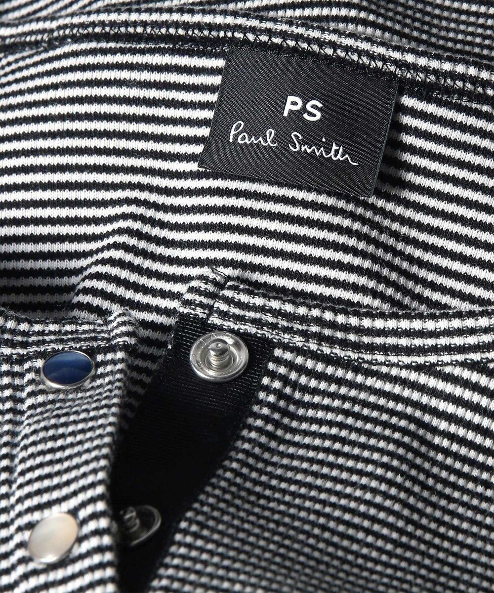 Paul Smith ボーダー ハーフスリーブ カーディガン 