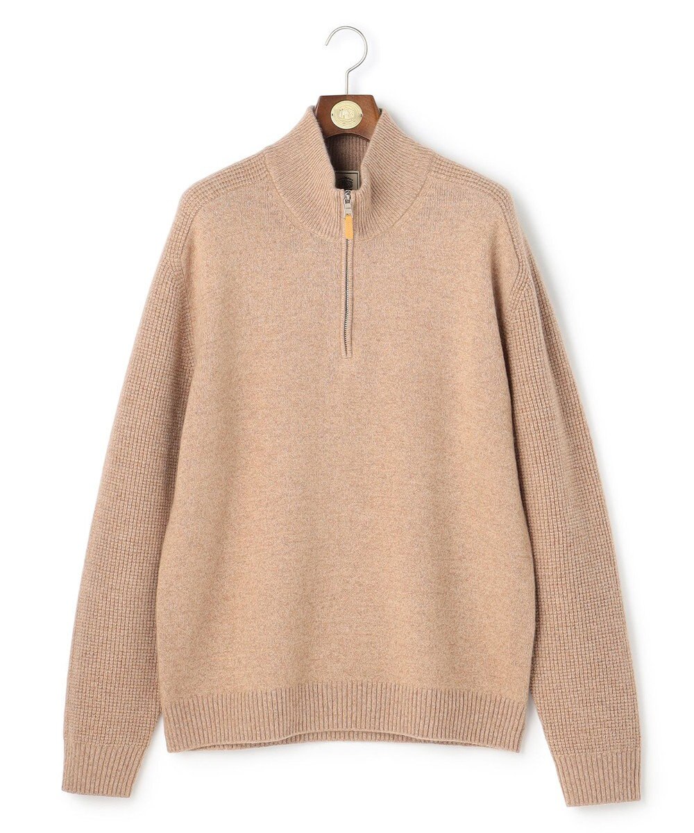 J.PRESS MEN 【KING SIZE】【Cash Lamb's Wool】ハーフジップ ニット_25年モデル 