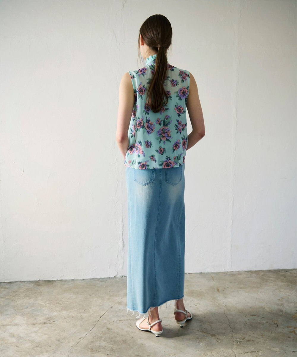 GRACE CONTINENTAL エスニックフラワー刺繍トップ 