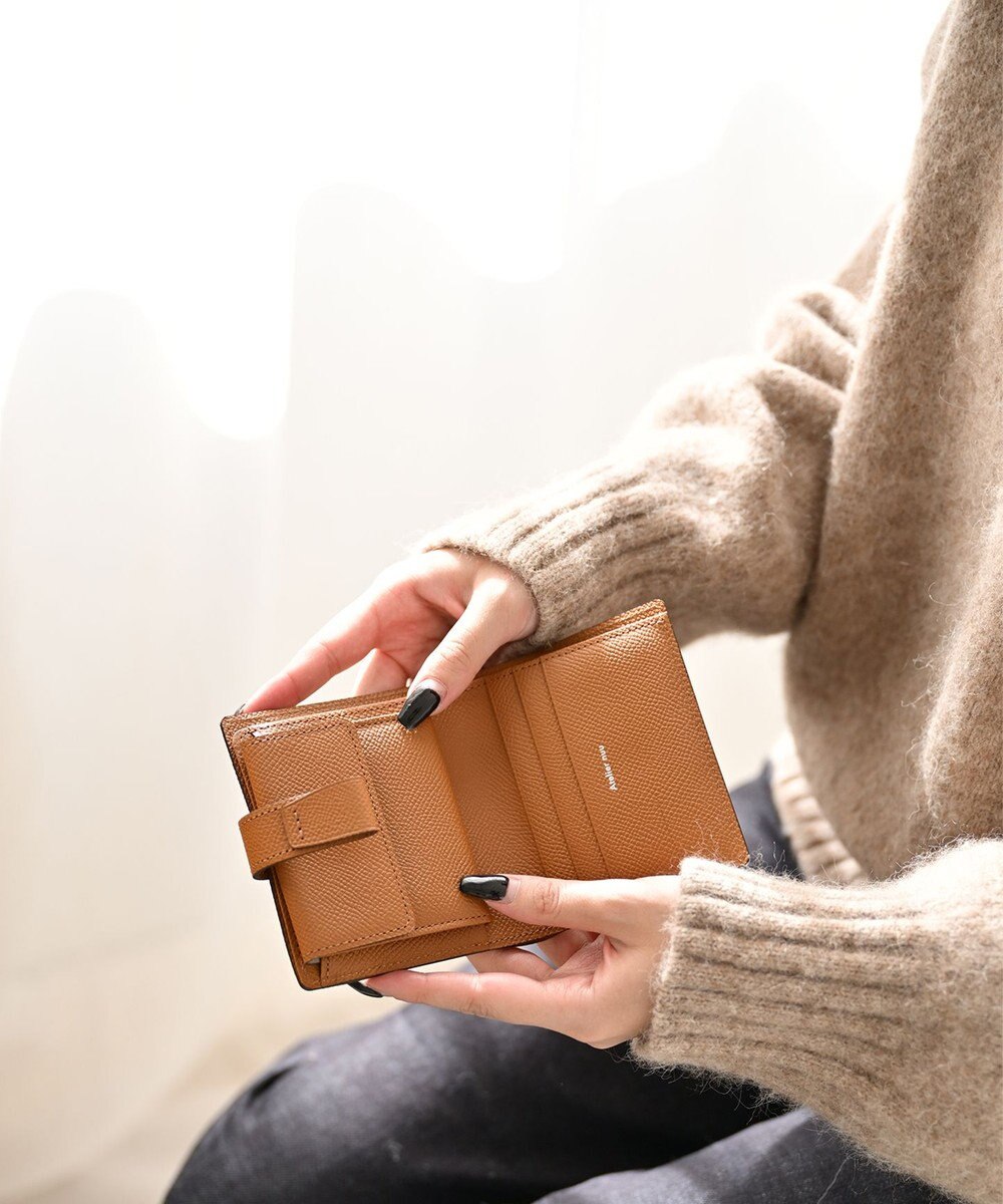 Atelier nuu 日本製 本革 バイカラーnoble 二つ折れウォレット 
