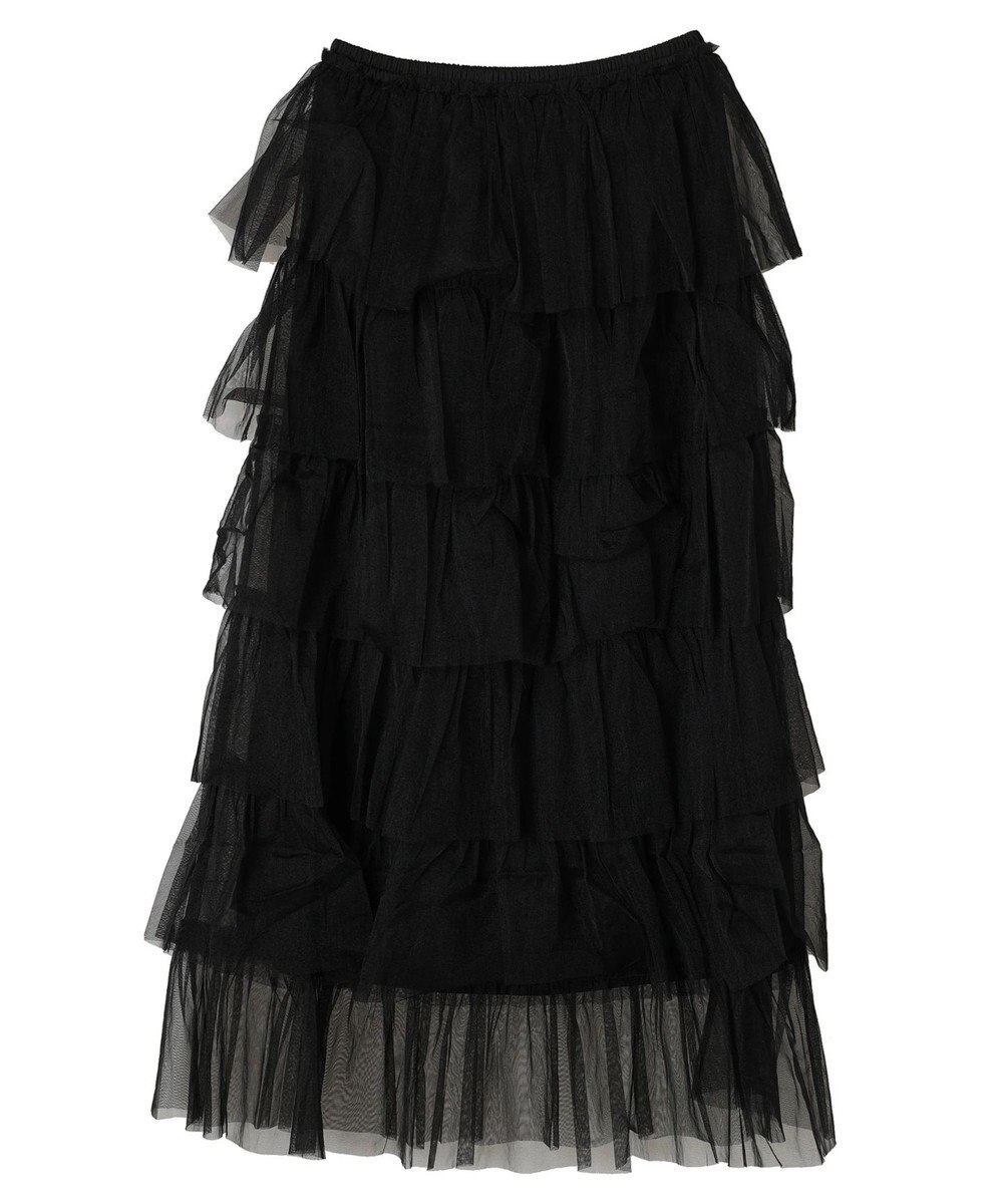 Green Parks ・ＥＬＥＮＣＡＲＥ　ＤＵＥ　ティアードラメチュールスカート 