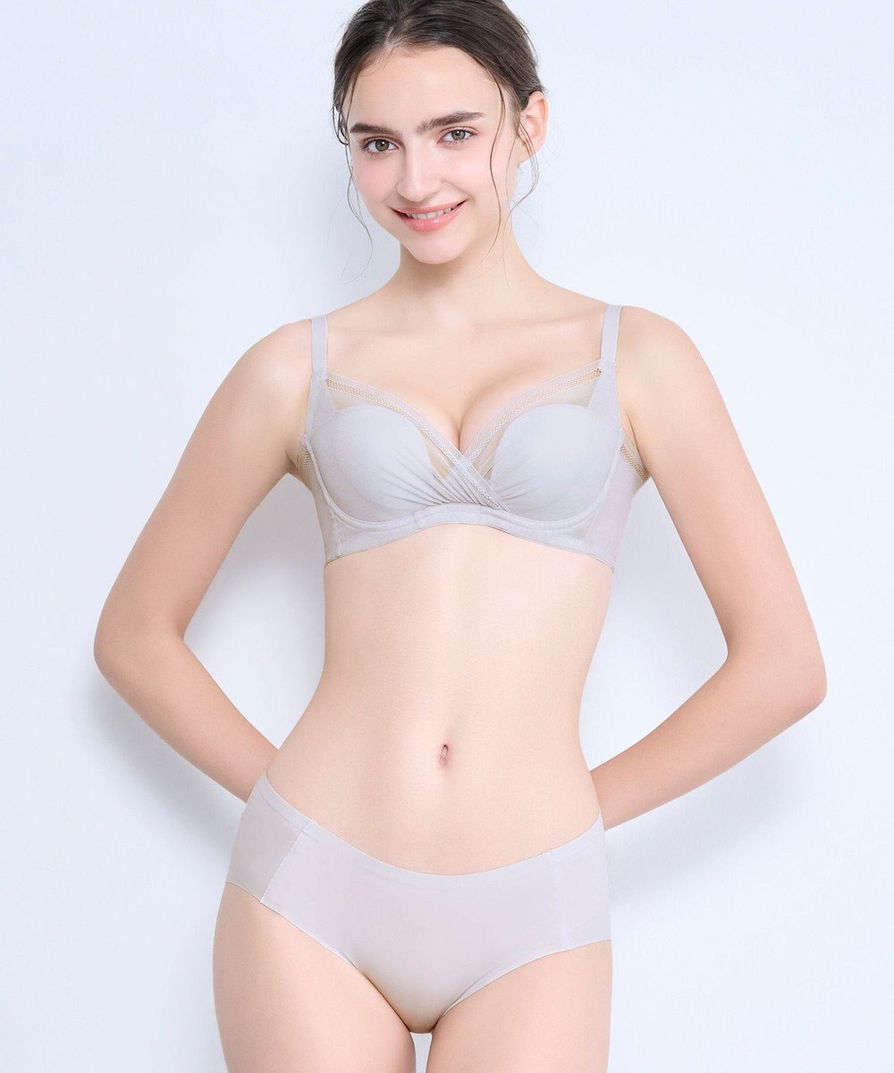 BRADELIS New York 【BRADELIS FIT】ヌーディモールドカップブラ25S1 ブラデリス アウターに響きにくい補正ブラジャー 