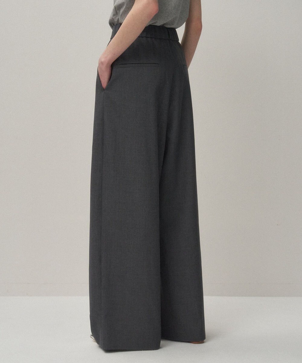 ATON WOOL TROPICAL | ワイドイージーパンツ 