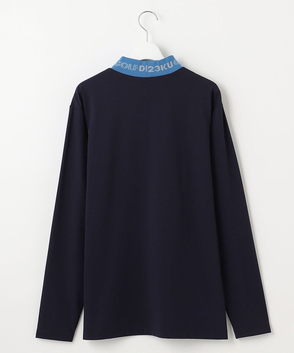 23区GOLF 【MEN/EC限定】【吸水速乾/UVケア】リブ襟 モックネックシャツ 