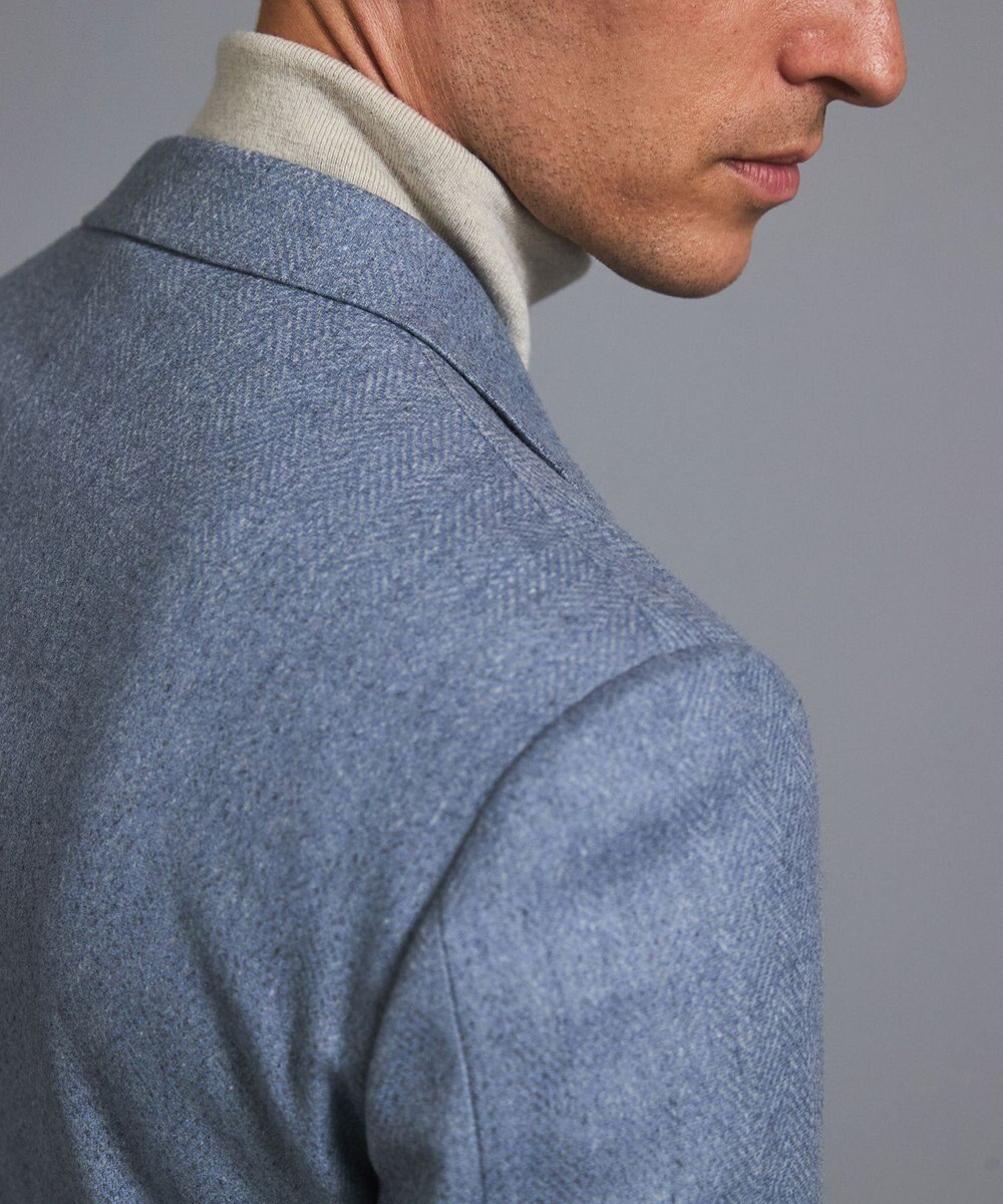 GOTAIRIKU 新色追加【一部ストレッチ】カシミヤブレンド 定番ツイードジャケット(25年モデル) 