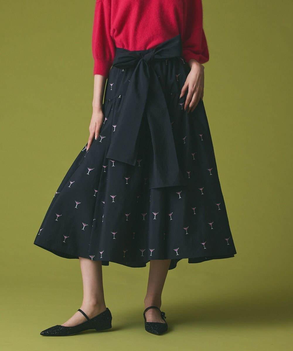 GRACE CONTINENTAL カクテルモチーフスカート 