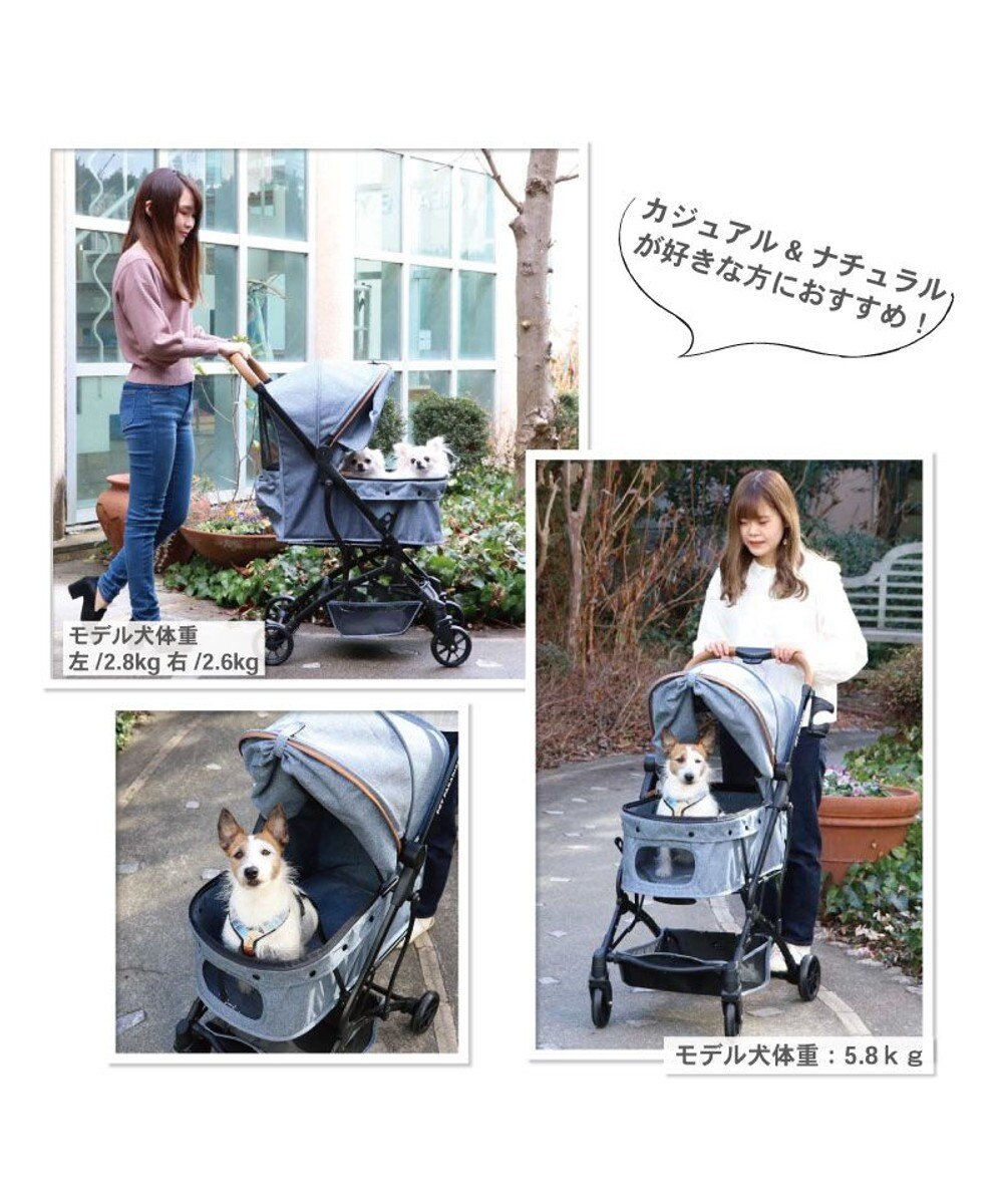 PET PARADISE smooca コンパクト ペットカート 《デニム調》 