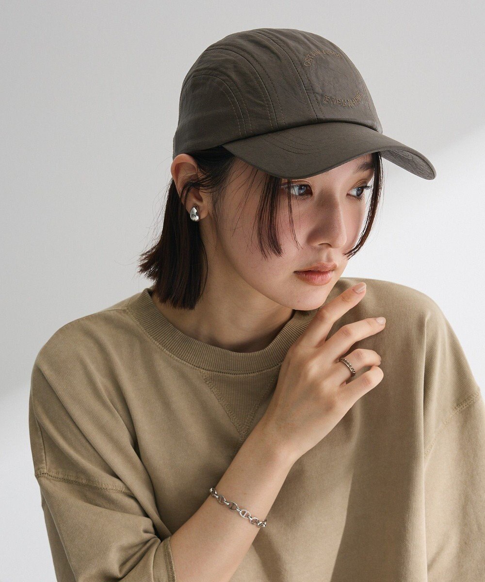 Green Parks ｅｖｅｒｙｗａｌｋ．ウ゛ィンテージレザーロゴキャップ 