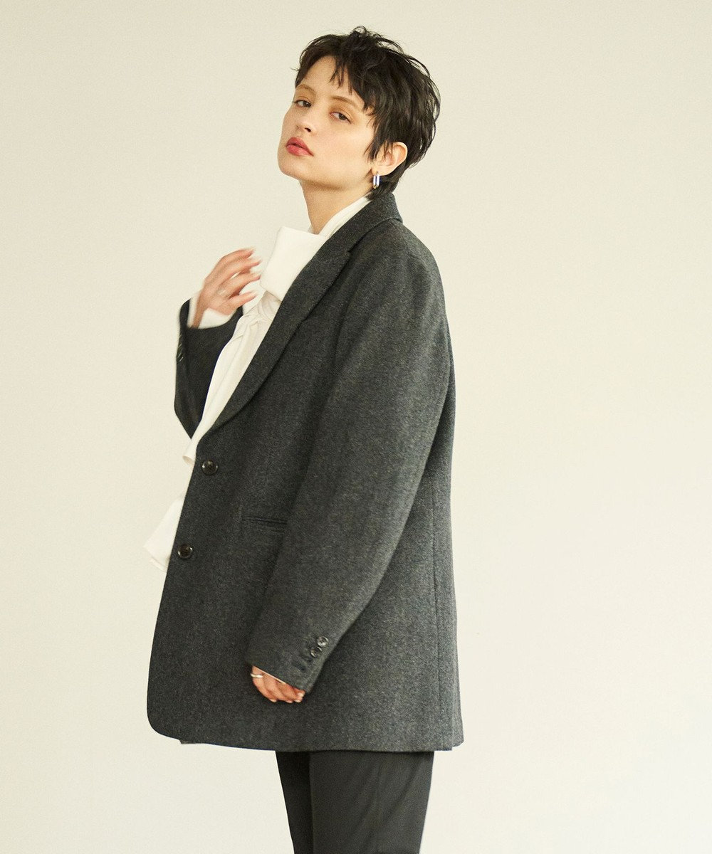 ウールテーラードジャケットコート / #Newans | ファッション