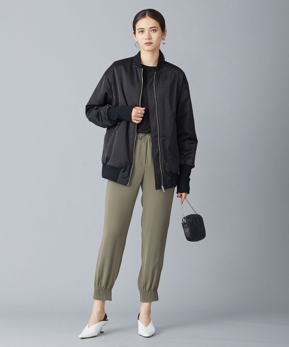 ICB 【WEB限定カラーあり・洗える】ライトダブルクロス ジョガーパンツ 