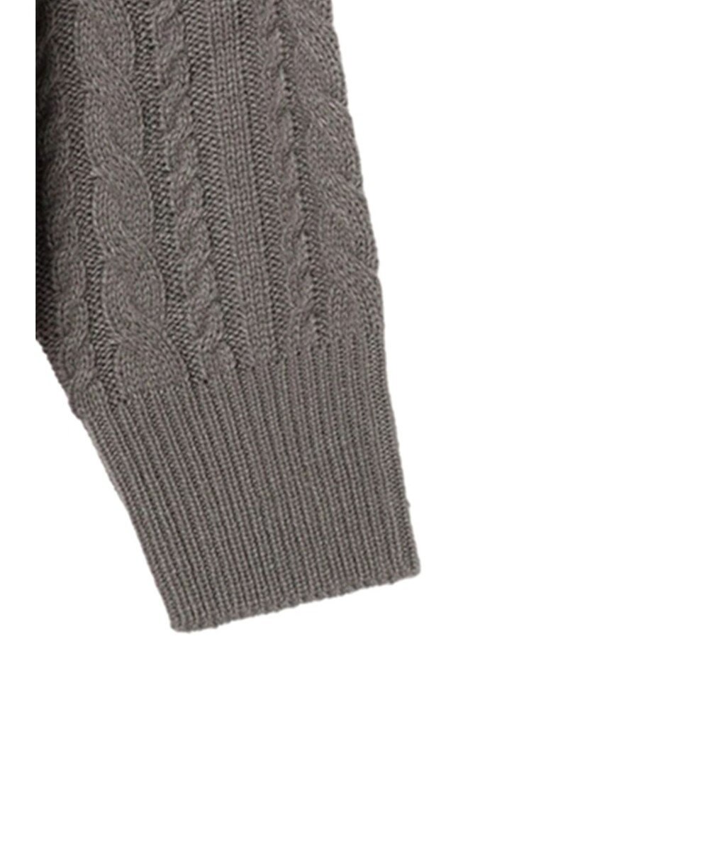 Green Parks ケーブルニットミニワンピース 