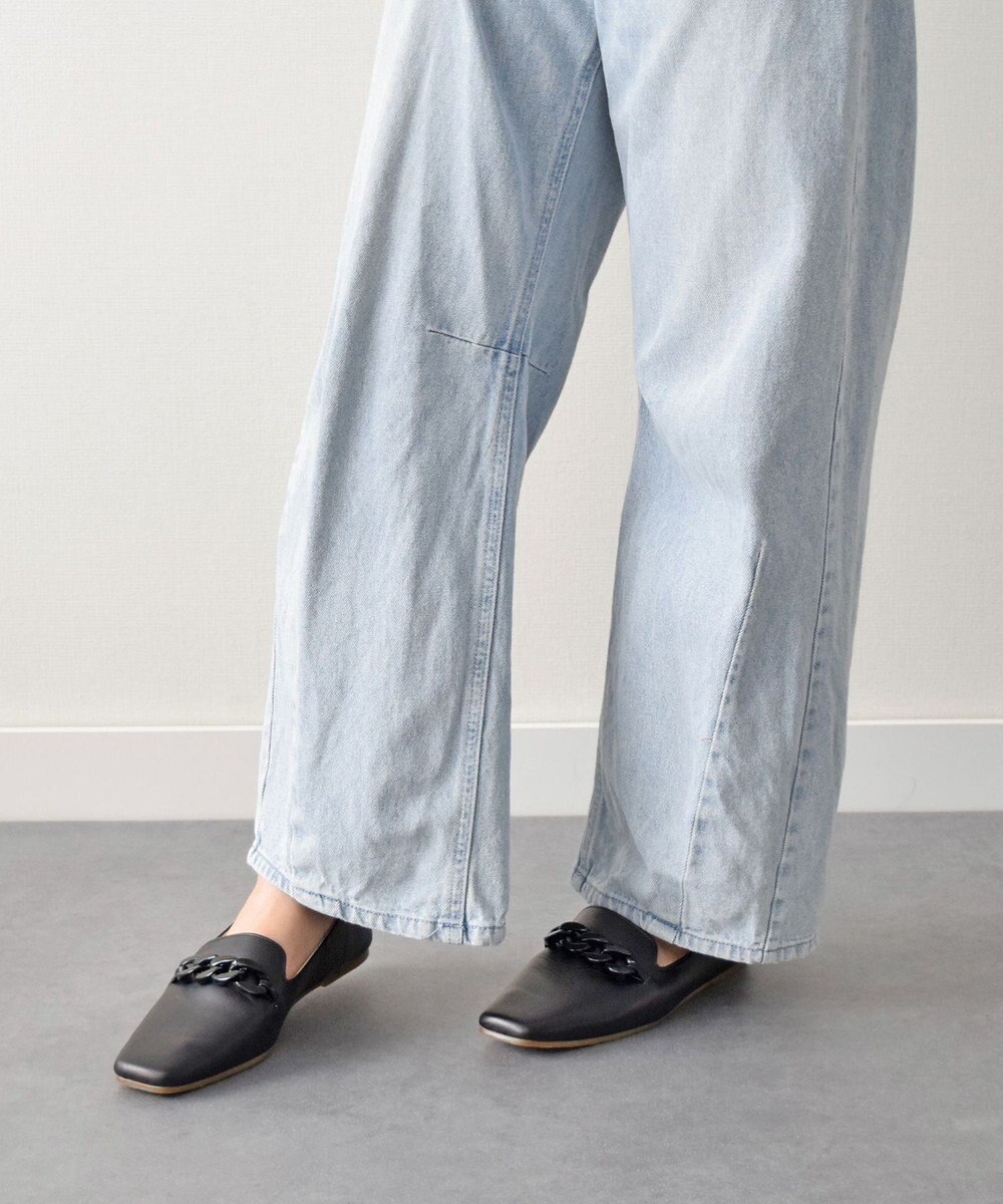 Bridget Birkin 【PARADIS COULEUR】スクエアトウプラチェーンシューズ 