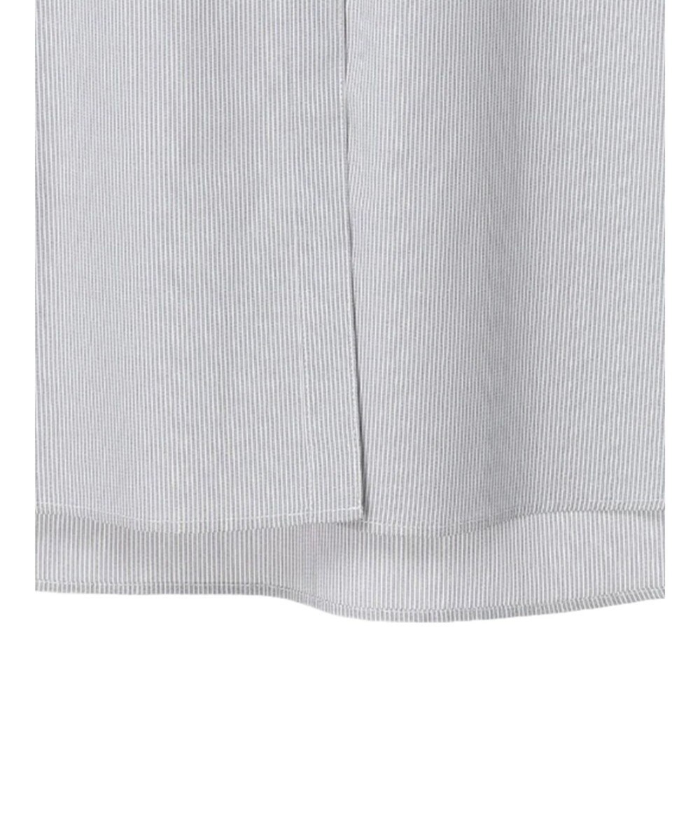 Green Parks パール釦ストライプシャツ 