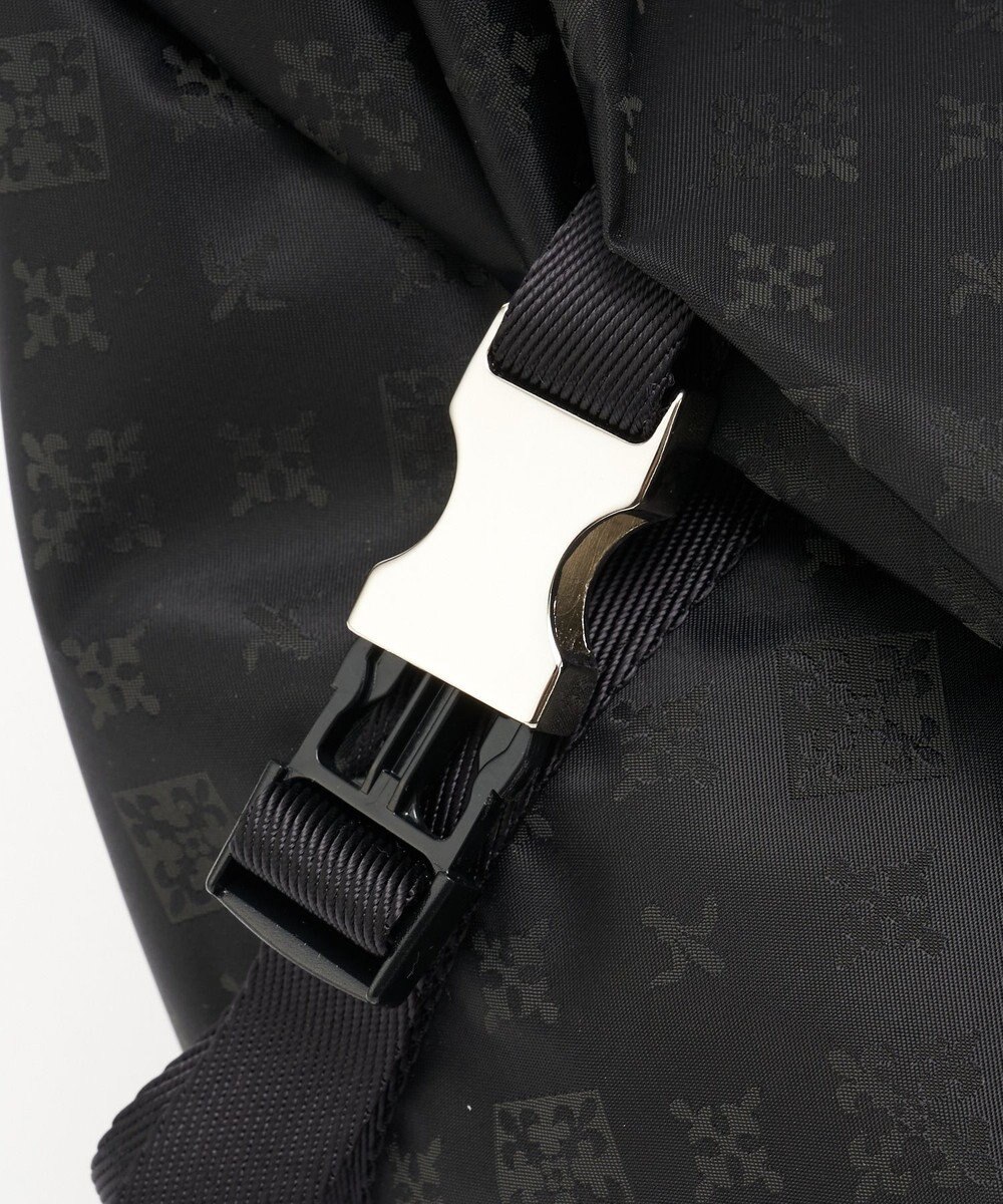 russet ナイロンジャガードメタルバックルショルダーバッグ L(CE-1656) 