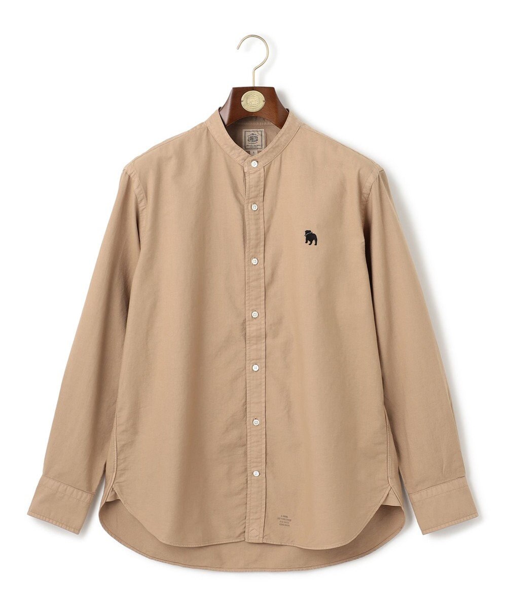 J.PRESS MEN 【大人気バックブル】バンドカラー オックスフォードガーメントダイシャツ 