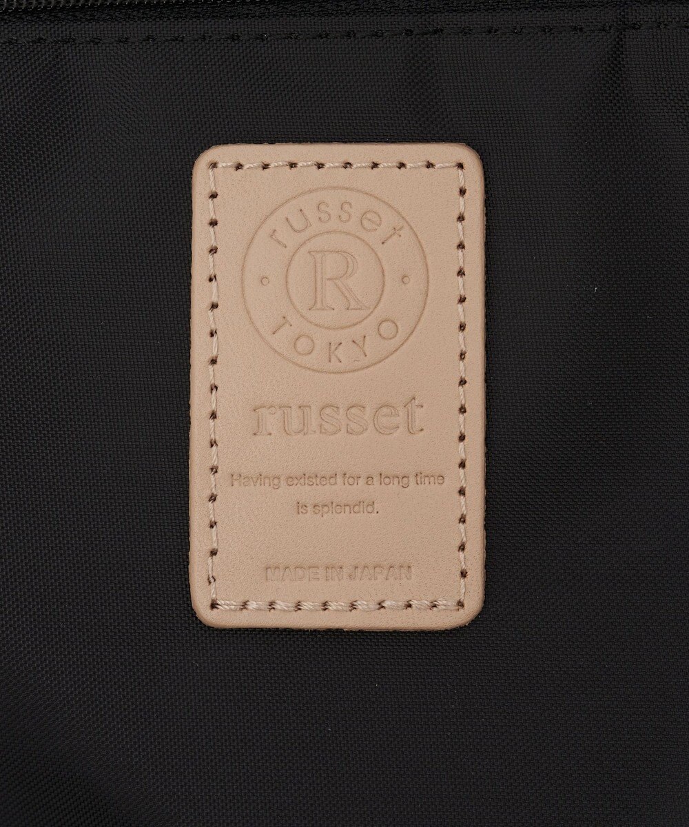 russet ナイロンジャガードメタルバックルショルダーバッグ L(CE-1656) 