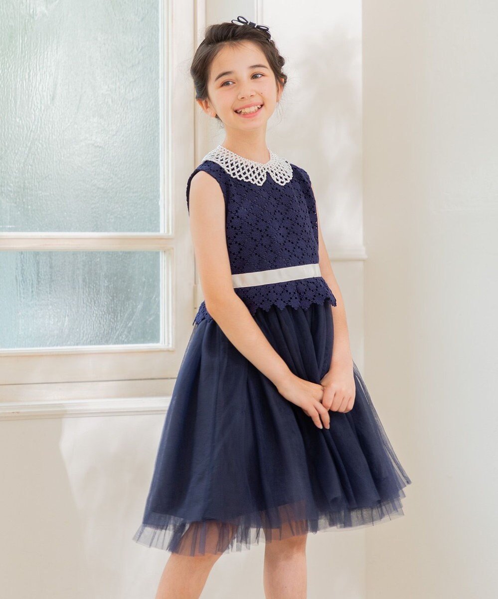 組曲 KIDS 【110-140cm】フラワーレース ドレス ピンク系 120 こども服・子供服・キッズ・ティーンズ・キッズファッション (組曲 KIDS>ワンピース) ドレス クミキョクキッズ/くみきょくきっず【通販】【オンワード】