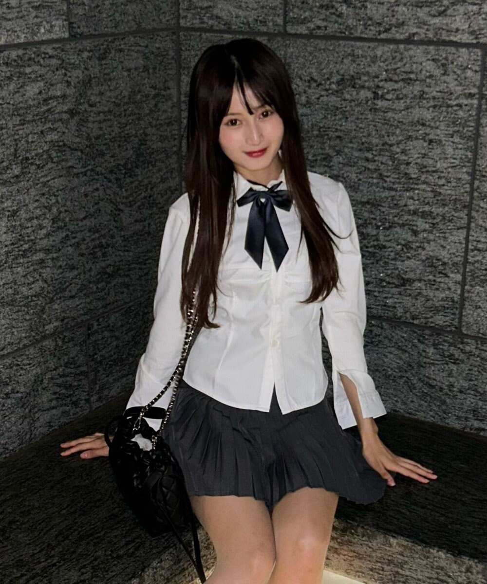 WEGO 【SCHOOLITEM】セミロングスクールリボン 