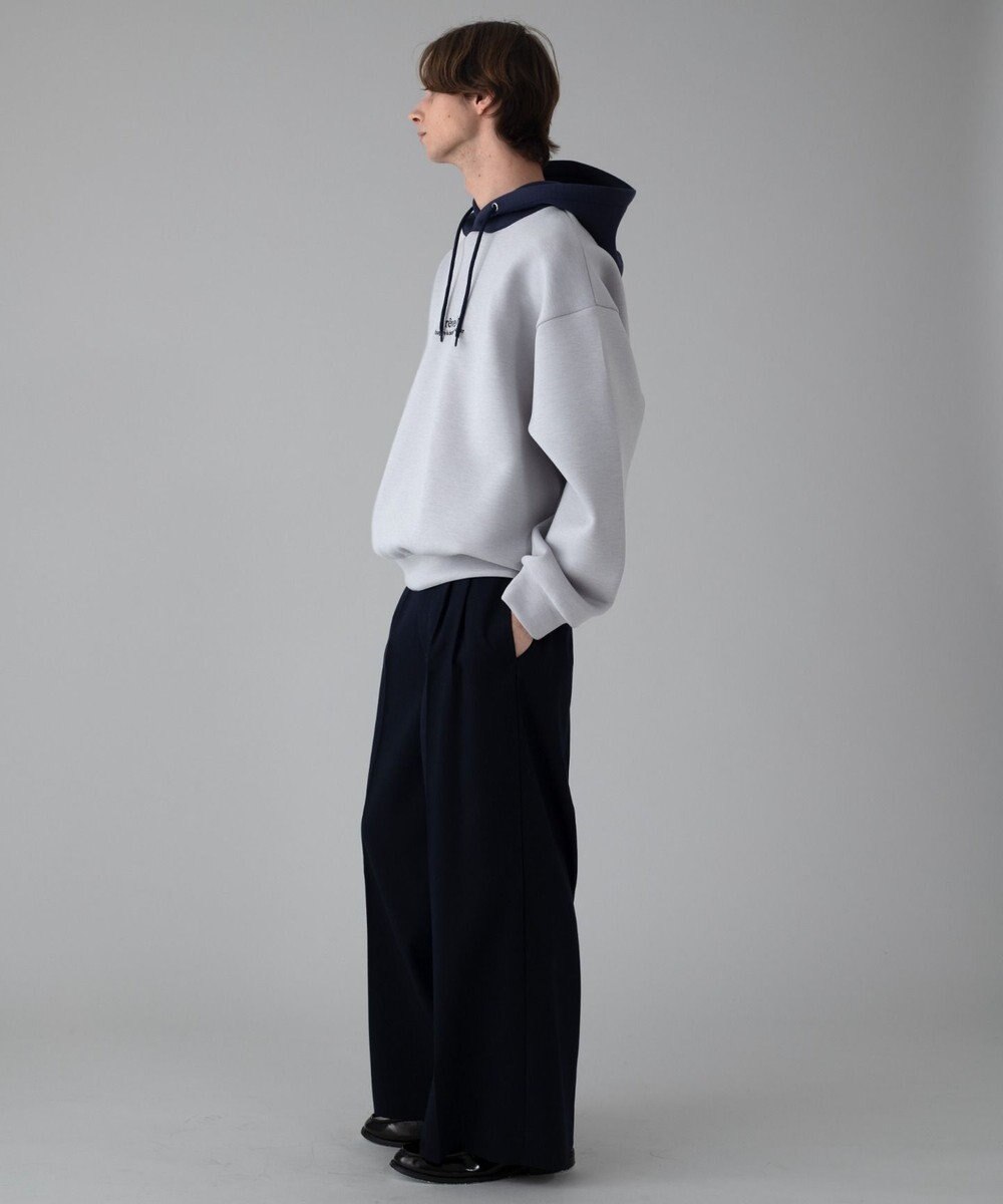 WEGO 【ユニセックス着用ITEM/MLサイズ展開】ワンポイントバイカラープルパーカー 