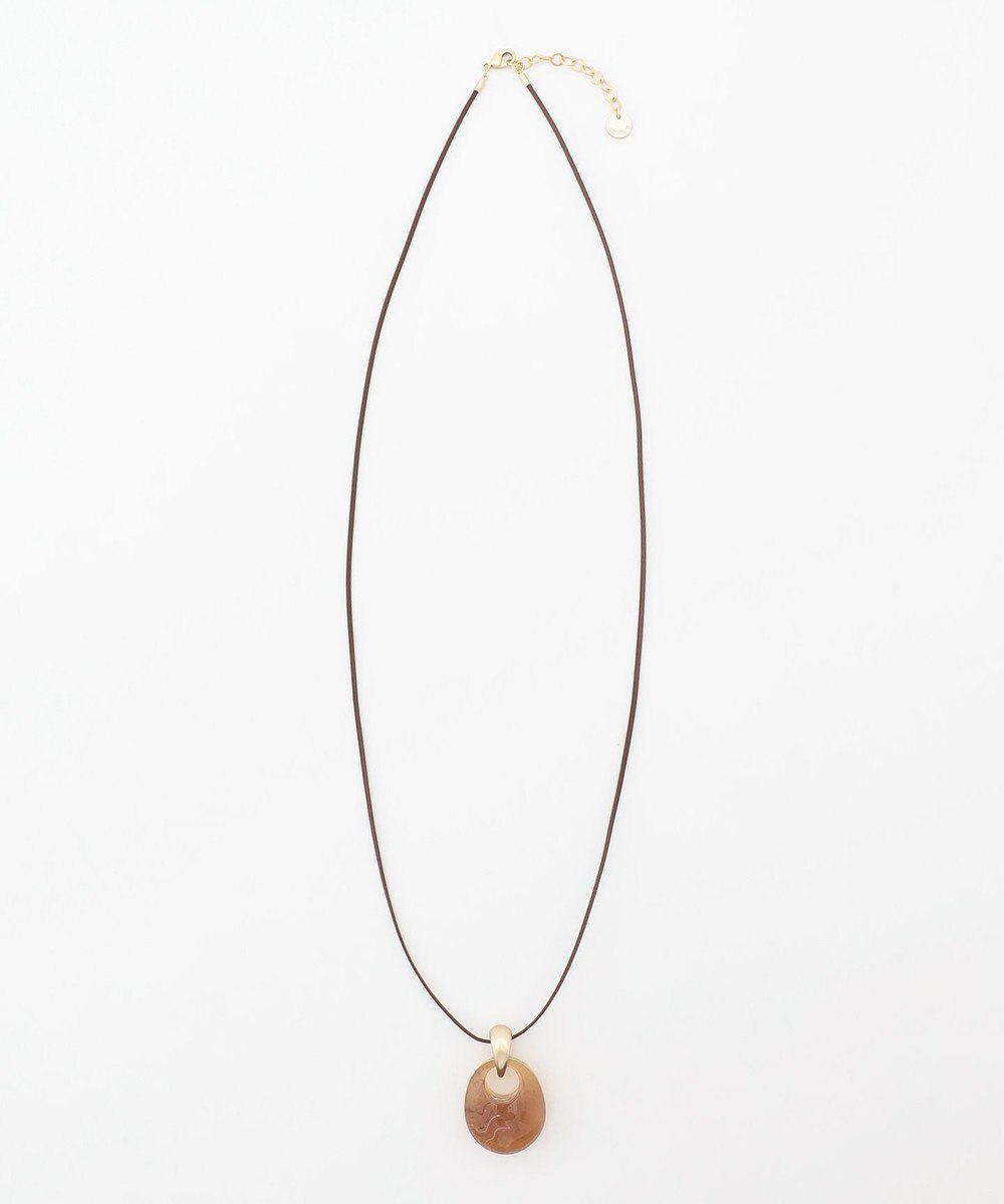 J.PRESS LADIES 【リバーシブル】マーブル ネックレス 