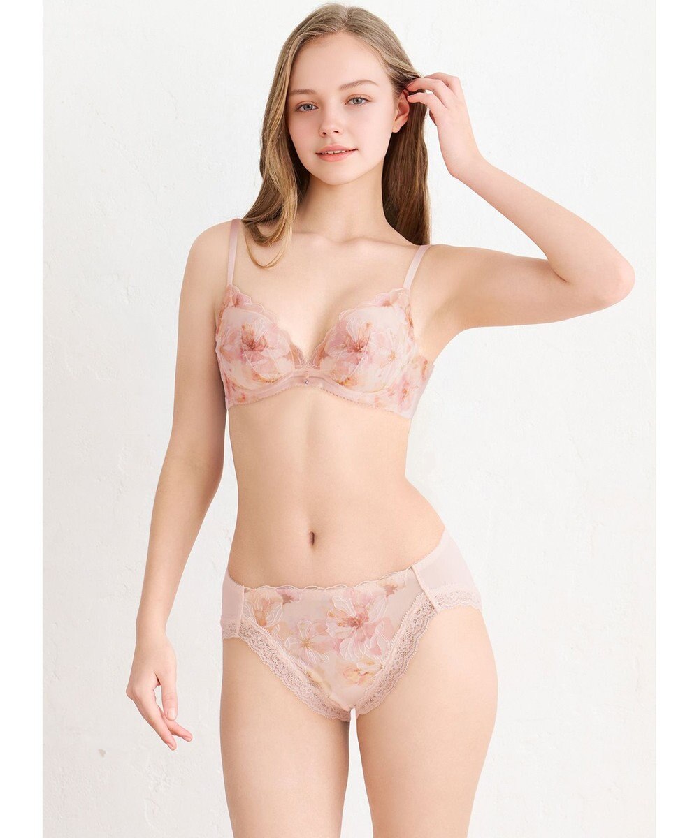 WACOAL ショーツ 【夏めくブラ】 BXB475とペア はきこみ丈あさめ やわらかく伸びる(バック) 夏 レディース PXB175 /ワコール 