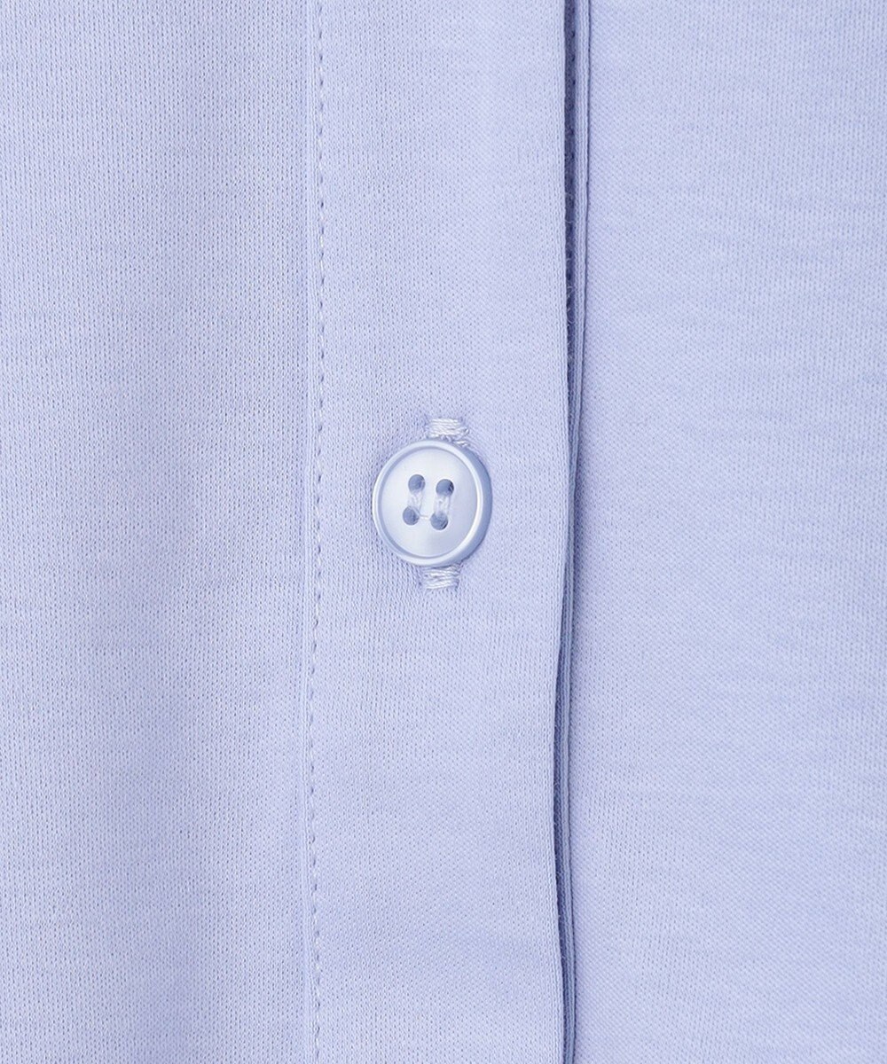 ICB L 【洗える】 コンパクトスムース シャツカラーカットソー 