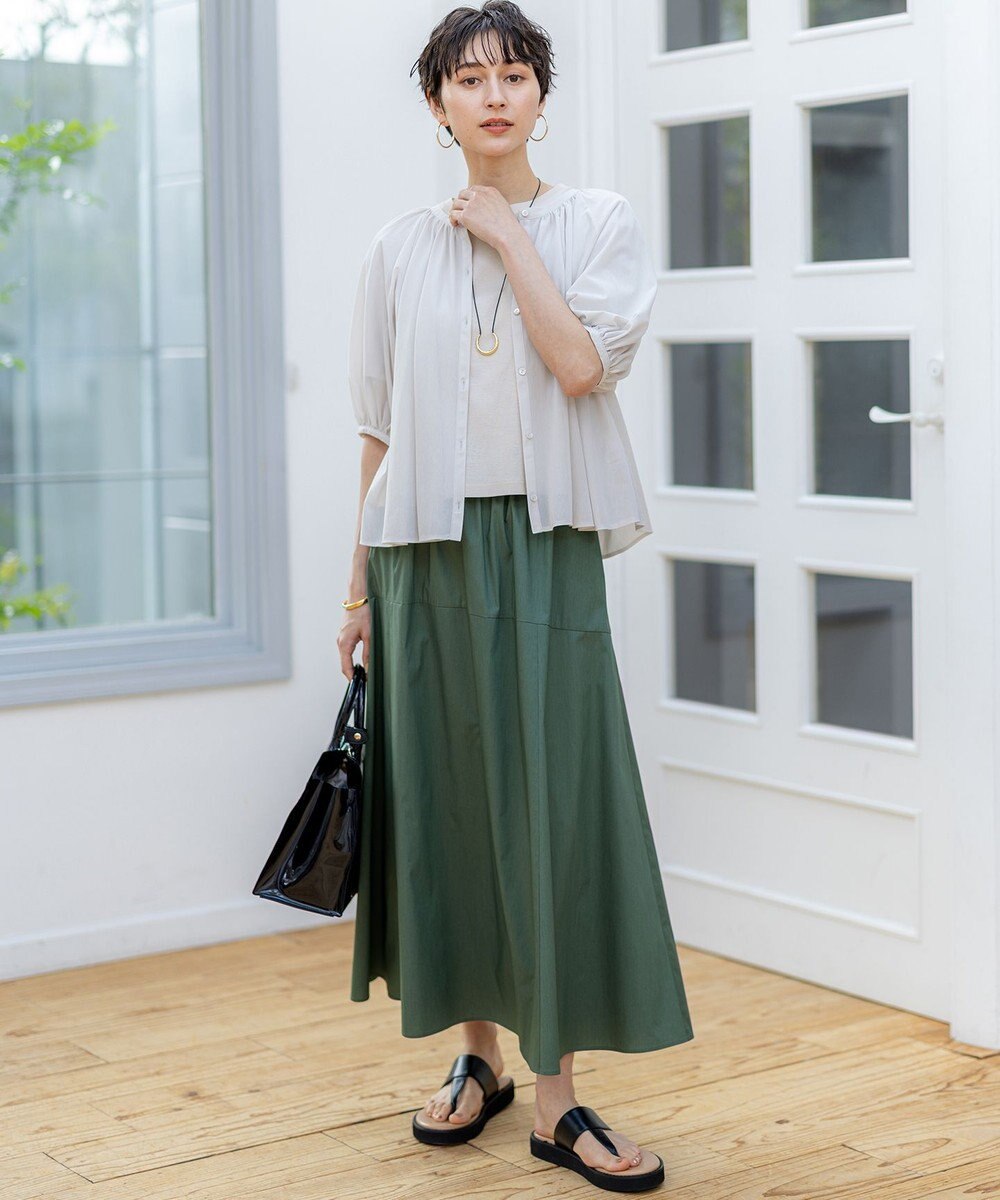 23区 【速乾性/汗じみ防止】半袖 クロップド IT Tシャツ 