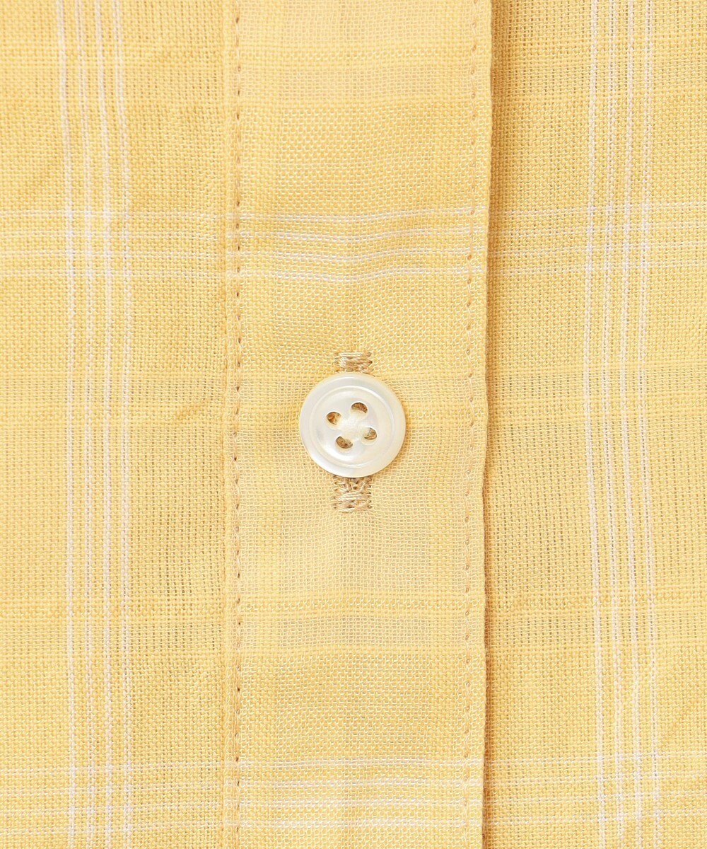 J.PRESS LADIES 【洗える】SHEER チェック シャツ ブラウス 