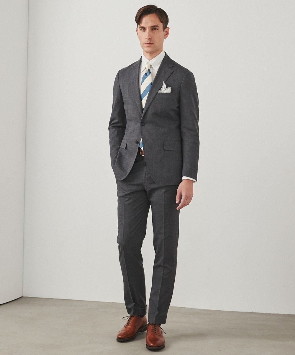 GOTAIRIKU 新色追加/セットアップ対応【ウォッシャブル/シワになりにくい/ストレッチ】ウォッシャブル ウールジャケット(25年モデル) 