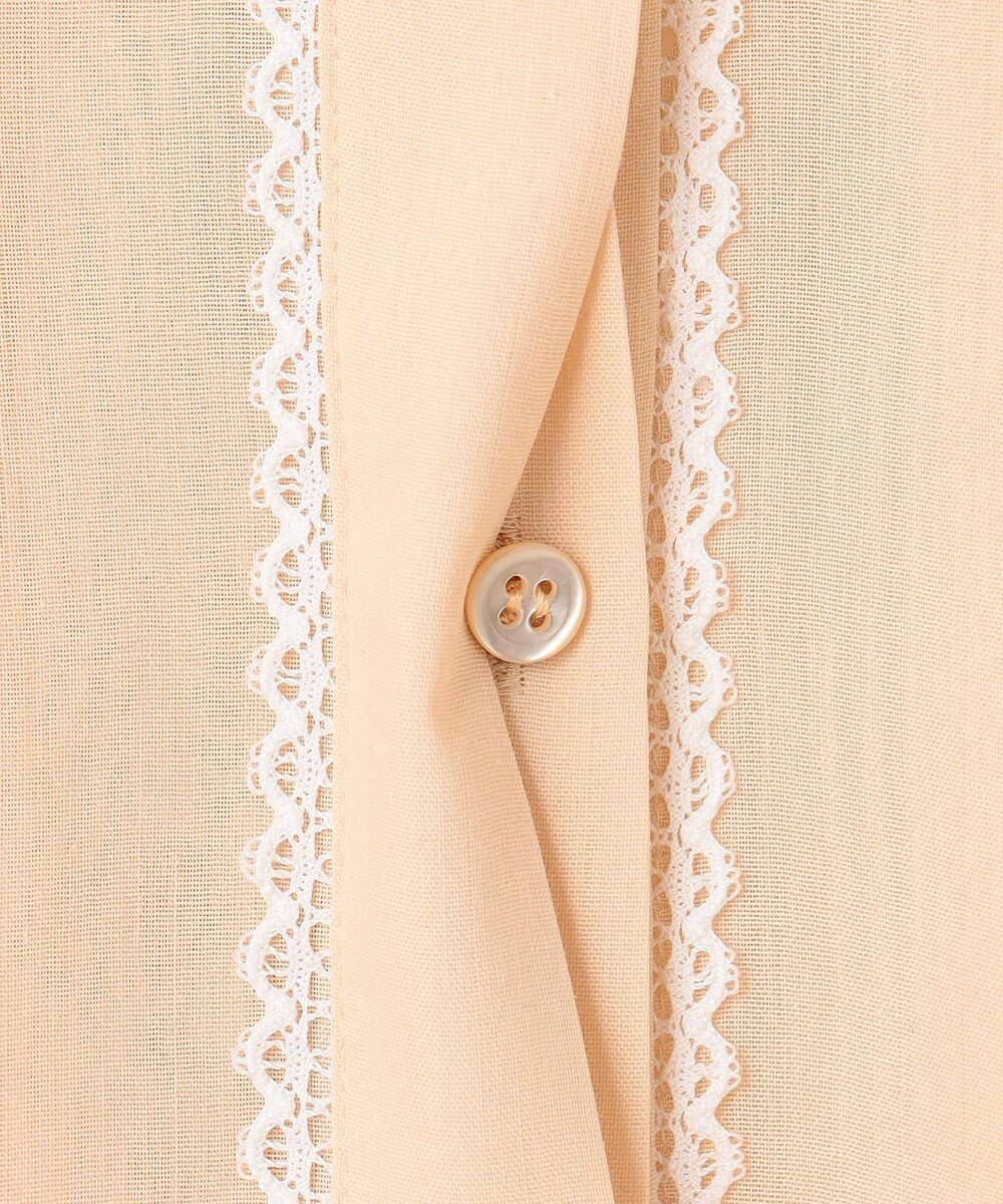 BEIGE， PAULINE / リネンヴィスコースレースブラウス 