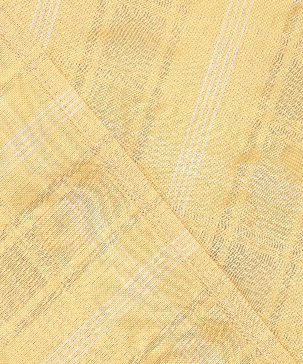 J.PRESS LADIES 【洗える】SHEER チェック シャツ ブラウス 