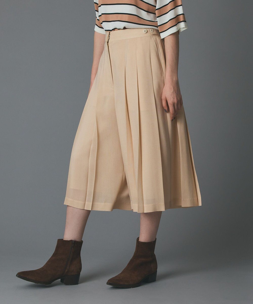 GRACE CONTINENTAL プリーツキュロットパンツ 